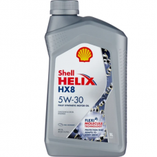 МАСЛО МОТОРНОЕ SHELL HELIX HX8 SYNTHETIC 5W-30 SL/CF A3/B4 550040462 (1)
